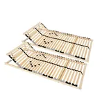 Coemo 2 x Lattenrost ERGO 90 x 200 cm Kopfteil verstellbar