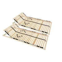 Coemo 2 x Lattenrost ERGO 90 x 200 cm Kopfteil verstellbar