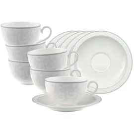 Villeroy & Boch Cappuccinotasse 0,31 l Gray Pearl 6 St.