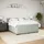 vidaXL Boxspringbett 180 x 200 cm Hellgrau
