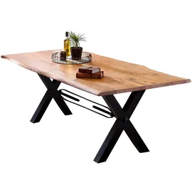 SIT Möbel Tischbein SIT, grau (antikschwarz), B:80cm H:73cm T:15cm, Tischbeine, Tischbein, im Industrial-Stil