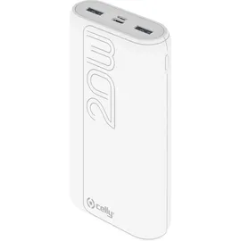 CELLY PowerBank PD 20W 20000 mAh Weiß