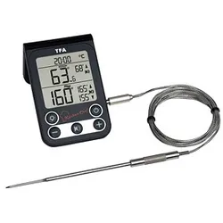 TFA® KÜCHEN-CHEF 14.1512.01 Kerntemperatur-Lebensmittelthermometer schwarz