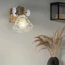 Steinhauer Retro Wand Lampe (1578W) weiß