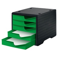 Styro Schubladenbox styroswingbox gecko 275-8430.5191, DIN A4 mit 5