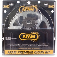 AFAM Kettensatz Stahl Kit für Kawasaki KLX 125 2010 - 2016 kettenkit