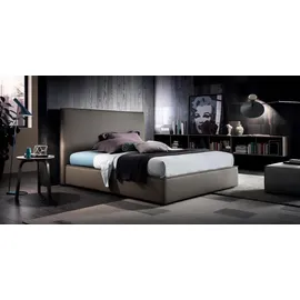 xl moebel gmbh Luxus Doppel Betten Braun 200x200 Schlaf Zimmer Leder Hotel Bett Polster Design - Braun