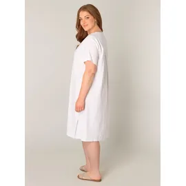 Base Level Curvy Tunikakleid Sommerkleid Weiß 58/60