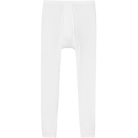 SCHIESSER Original Doppelripp Unterhose 3/4-lang mit Eingriff weiss L