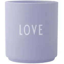 Design Letters - AJ Favourite Porzellan Becher, Love / flieder
