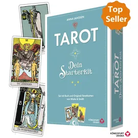 Königsfurt-Urania TAROT - Dein Starterkit: 78 Karten mit Buch (Tarotkarten legen lernen, Tarotkarten mit Buch für Anfänger)