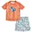 Rash-Guard-Set Orange 134-140