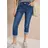 Cecil Mid Waist Straight Leg Jeans im Casual Fit - Blau