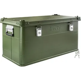 Trucky Aluminium Box mit Deckel 90 l 1-tlg. grün