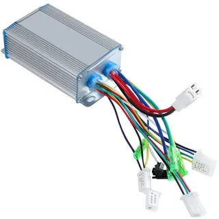 Loufy Brushless DC Motor Controller Support No Hall Overcurrent for Protection 36V-48V 350W Universal Electric Bicycle E-Bike Scooter
