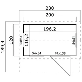 Lasita Maja Spielhaus Pingo Blau