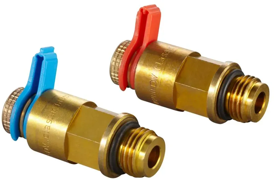 Oventrop Anschluss-Set 2x Messventile für Strangventile Hydrocontrol classic Messtechnik 1060281