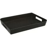 Five Melamin-Tablett 35x25 cm in Anthrazit