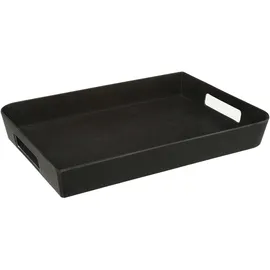 Five Melamin-Tablett 35x25 cm in Anthrazit