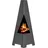 VICTORIA - Gartenofen Faiko 4 Terrassenofen 120 Cm Kamin Holzofen 25429 Feuersäule Gartenkamin Modern Hitzebeständig