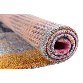Gino Falcone Teppich GINO FALCONE "Cosima-109", bunt, B:80cm H:3mm L:160cm, Polyester, Teppiche, Teppich, flachgeweber Jaquard-Teppich, mit Chenillegarn, modernes Design