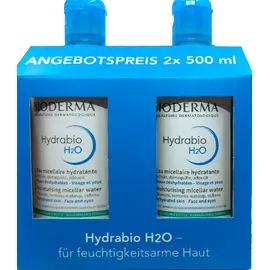 Bioderma Hydrabio H2O Solution Micellaire Reinigungslösung, 1000ml (2x 500ml)