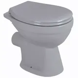 Sanicomfort manhattan Stand-WC mit WC-Sitz Grau