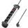 Sygonix Steckdosenleiste 1,40 m Schwarz/Silber 1 St.