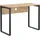 OTTO home Schreibtisch OTTO HOME "Moid", braun (eiche natur, schwarz, eiche natur), B:100cm H:75cm T:50cm, Tische, Schreibtisch, Computertisch, Kabeldurchlass, Metallkufen, Breite 100 cm