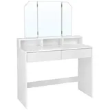 VASAGLE Boxxx Schminktisch, Devin (100 x 40 x 142 cm,
