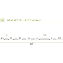 Rodigas Dachkonsole bis 140kg Split Klimaanlagen Dachhalterung