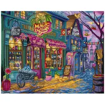 Letistitch Kreuzstich Stickpackung Der Magic Dragon Shop, Zählmuster