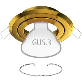 ledscom.de FABI 2er Pack rund gold
