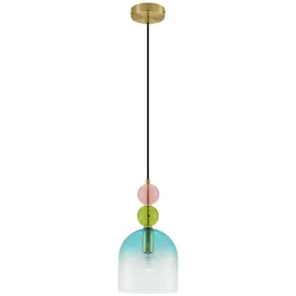 Nova Luce Murano 1-flg. Ø 16 cm mehrfarbig Glas