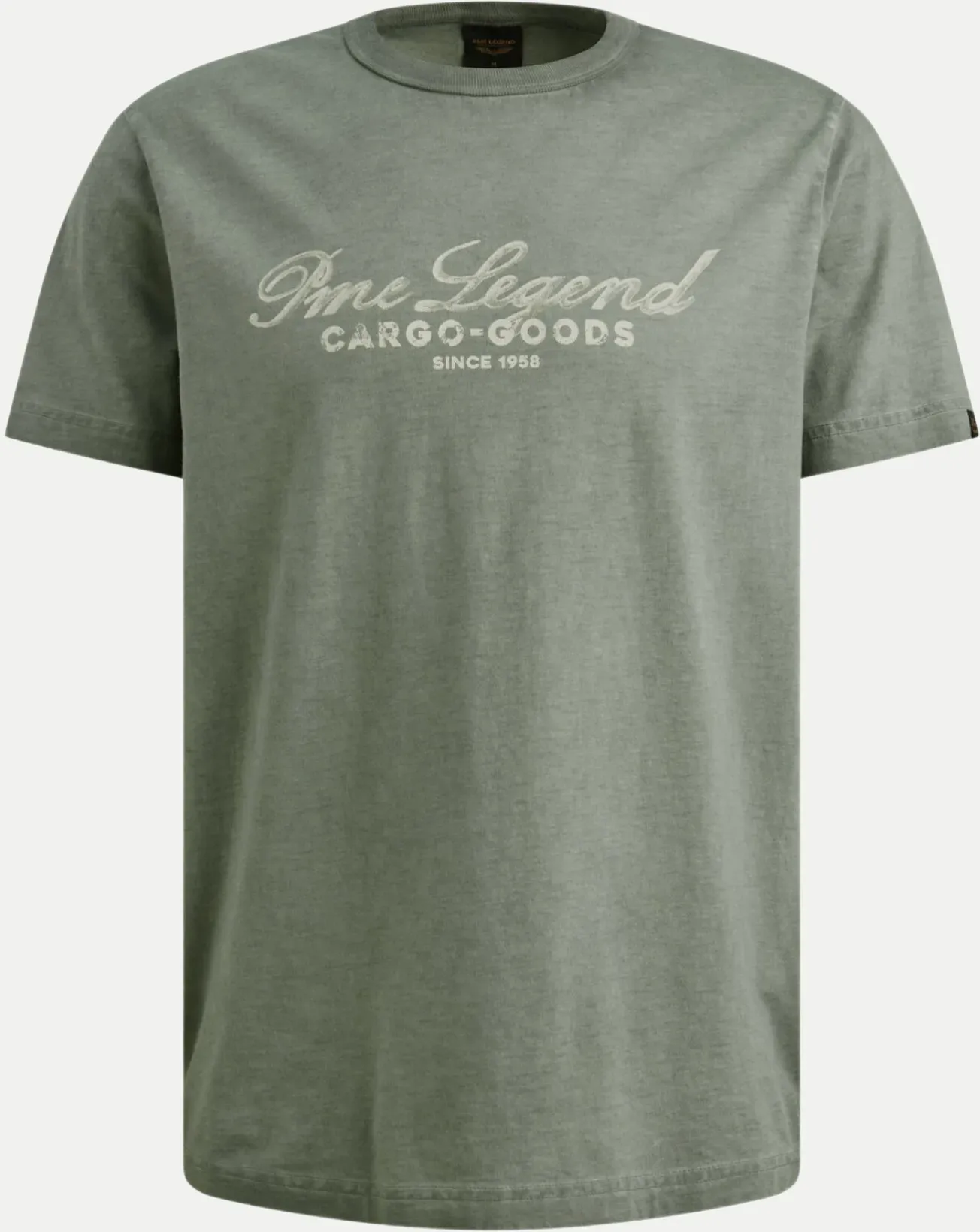 T-Shirt mit Print Grün XXL