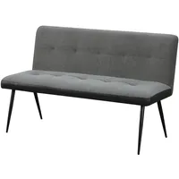 Hti-Living Bank 3-Sitzer Anthrazit/Grau Joschka