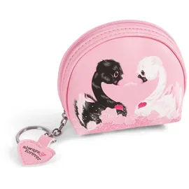 NICI Mäppchen Love Schwan mit Schlüsselring, Green