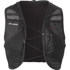 Salomon Trinkrucksack SALOMON "ACTIVE SKIN 8 NO FLASKS", Gr. L, schwarz, metal, Obermaterial: 100% Polyamid, Rucksäcke