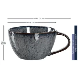 LEONARDO Kaffeetasse 0,29 l Anthrazit 4 St.