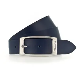 Ledergürtel TAMARIS, Damen, Gr. 110, blau, Rindsleder, unifarben, casual,Basic,modisch, Gürtel, mit glänzender Schließe in tollen Basic-Farben