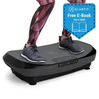 Klarfit Vibe 4DX Pro Vibrationsplatte grau schwarz