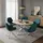 Vicco Esstisch Loyd 120 x 76.5 cm ausziehbar Eiche rustikal/Grau