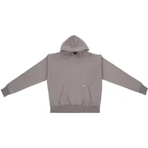 dropsize HEAVY OVERSIZE METAL PATCH HOODIE - Braun - S