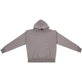 dropsize HEAVY OVERSIZE METAL PATCH HOODIE - Braun - S