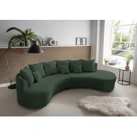 INOSIGN Ecksofa »Limoncello L-Form«, ergonomische Form grün