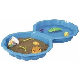 PROGARDEN Sand- und Bademuschel Sandy 2 blau (680920)