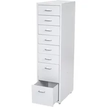 Mendler Boston Rollcontainer 110x28x41 cm weiß