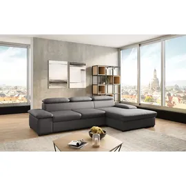 sit&more Ecksofa SIT & MORE "Alcudia L-Form", braun (mocca), B:286cm H:73cm T:174cm, Sofas, Ecksofa, wahlweise mit Bettfunktion