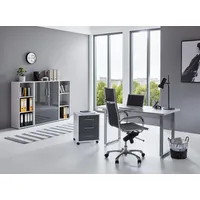 BMG Möbel Büromöbel-Set »Tabor Mini Kombi 2«, grau