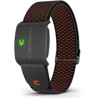 COOSPO HW9 Herzfrequenzmesser, Bluetooth ANT+ & Sensor LED & Smart HRM pulsuhren IP67 wasserdichte, pulsmesser Armband Kompatibel mit Polar Wahoo Garmin Zwift Elite HRV